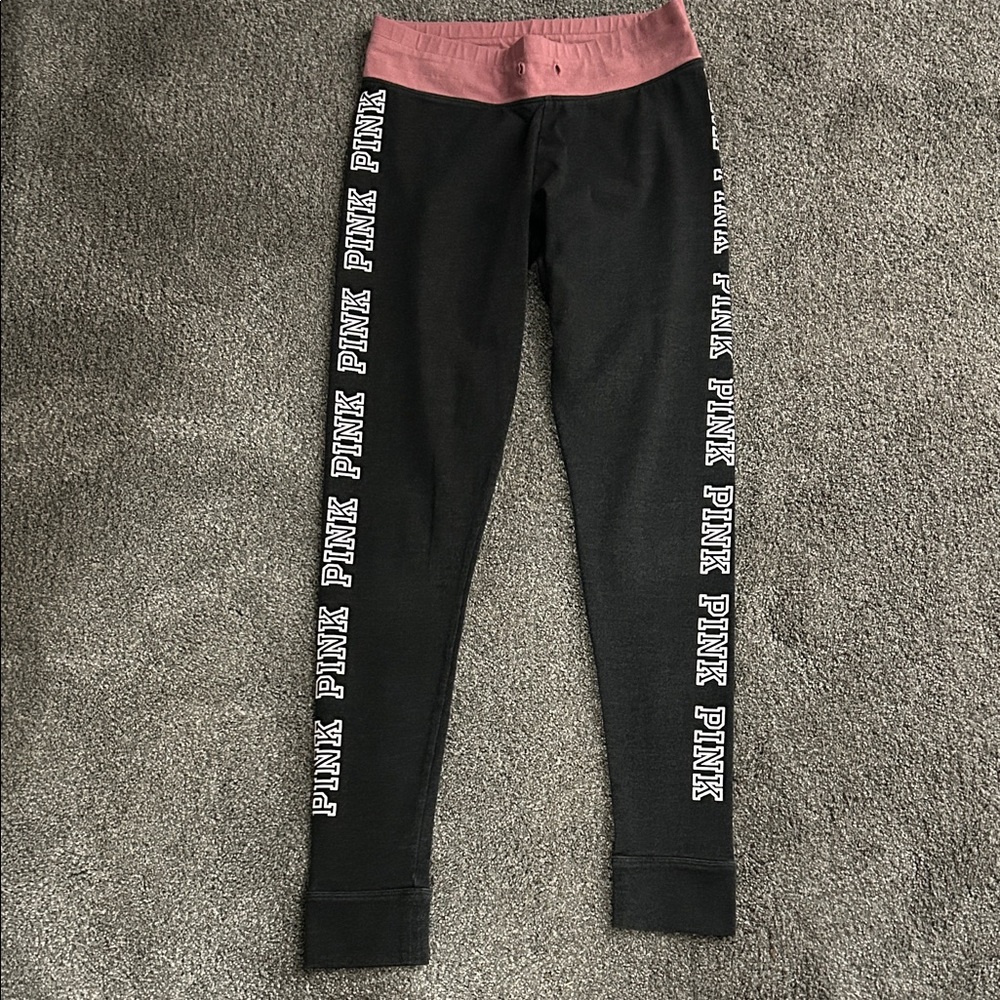 PINK Victoria's Secret Women’s Leggings with Pink Accents